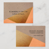 Carte De Visite Blocs de couleurs naturelles (Devant / Derrière)