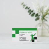 Carte De Visite blocs de tennis (Debout devant)