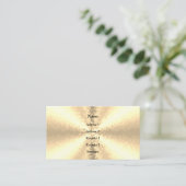 Carte De Visite Blocs en or, arc-en-ciel 3D (Debout devant)