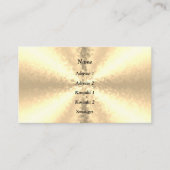 Carte De Visite Blocs en or, arc-en-ciel 3D (Devant)