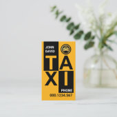 Carte De Visite Blocs TAXI créatifs stylés (Debout devant)