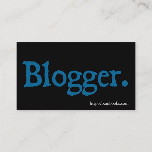 Carte De Visite Blogger (Devant)