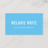 Carte De Visite Blogger et concepteur (Dos)