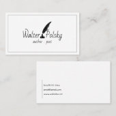 Carte De Visite Blogueur auteur poète (Devant / Derrière)