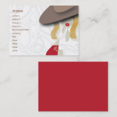 Carte De Visite Blond - Chubby (Devant / Derrière)