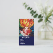 Carte De Visite BLONDE EN ROUGE Monogramme Beauté, Maquillage, Sal (Debout devant)