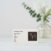 Carte De Visite Bloodhound (Debout devant)