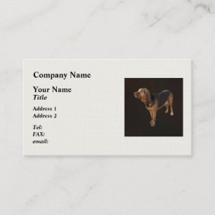 Carte De Visite Bloodhound