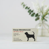 Carte De Visite Bloodhound (Debout devant)