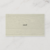 Carte De Visite Bloodhound (Dos)