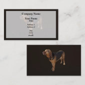 Carte De Visite Bloodhound (Devant / Derrière)