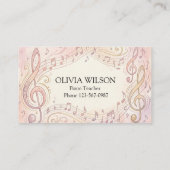 Carte De Visite Blooming Melody (Dos)