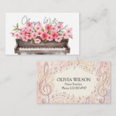 Carte De Visite Blooming Melody (Devant / Derrière)