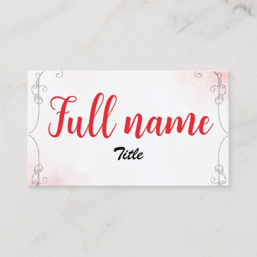 Carte de visite Blossom (Devant)