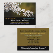 Carte De Visite Blossom Bliss Professional (Devant / Derrière)