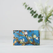 Carte De Visite Blossoming Almond Tree Van Gogh Fine Art (Debout devant)