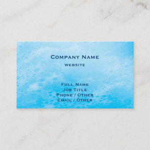 Carte de visite Blue Beach Waves