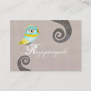 Carte de visite Blue bird