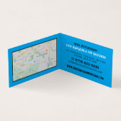 Carte De Visite Blue Cat, Pet Store & Groomers Détails (Intérieur)