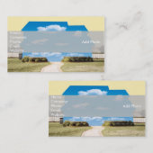 Carte De Visite Blue Clouds Immobilier Open House (Devant / Derrière)