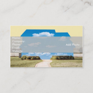 Carte De Visite Blue Clouds Immobilier Open House