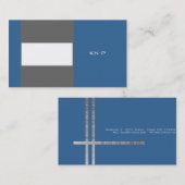 Carte De Visite blue concrete BC (Devant / Derrière)