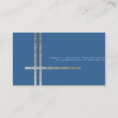 Carte De Visite blue concrete BC (Dos)