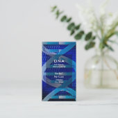 Carte De Visite Blue DNA Médicale Science (Debout devant)
