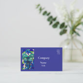 Carte de visite Blue Dog (Debout devant)