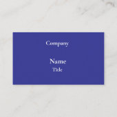 Carte de visite Blue Dog (Dos)