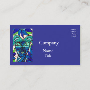 Carte de visite Blue Dog