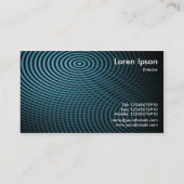 Carte De Visite Blue Electric Pool 01 (Dos)