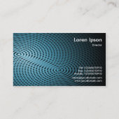 Carte De Visite Blue Electric Pool 03 (Dos)