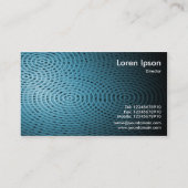 Carte De Visite Blue Electric Pool 07 (Dos)