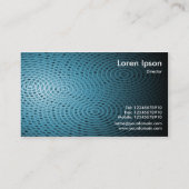 Carte De Visite Blue Electric Pool 08 (Dos)