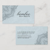 Carte de visite Blue Exotic Spa (Devant / Derrière)
