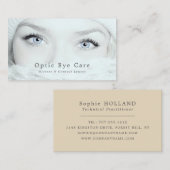 Carte De Visite Blue Eyes, Opticien, Praticien technique (Devant / Derrière)