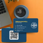 Carte De Visite Blue Gold Diamonds PDG & Fondateur