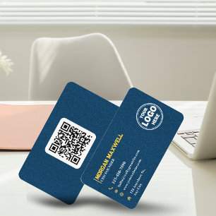 Carte De Visite Blue Gold Diamonds PDG & Fondateur