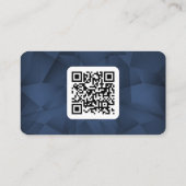 Carte De Visite Blue Gold Diamonds PDG & Fondateur (Dos)