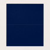 Carte De Visite Blue Gold Professional tendance (Intérieur déplié)