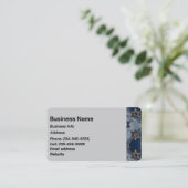 Carte De Visite Blue Grey Gold Star personnalisé de David (Debout devant)