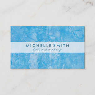 Carte De Visite Blue Grunge tendance