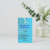 Carte de visite Blue Haidressing (Debout devant)