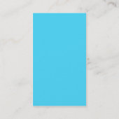Carte de visite Blue Haidressing (Dos)