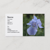 Carte De Visite Blue Iris à deux côtés et Mountain Laurel (Devant)