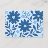 Carte De Visite Blue Jean Baby Books for Baby (Dos)