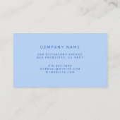 Carte De Visite Blue Jeans Luxe (Dos)