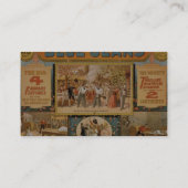 Carte De Visite Blue Jeans Retro Theatre (Dos)