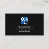 Carte De Visite Blue Lightning Électricien (Dos)